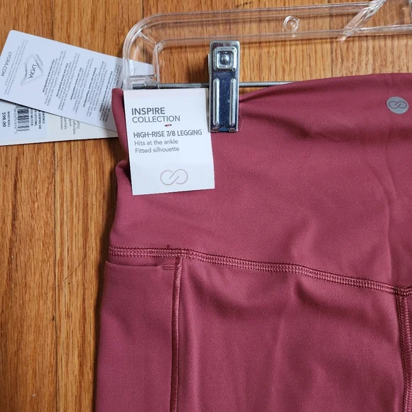 CALIA Women's Inspire 7/8 Leggings, size L, NWT, Red - Picture 5 of 11